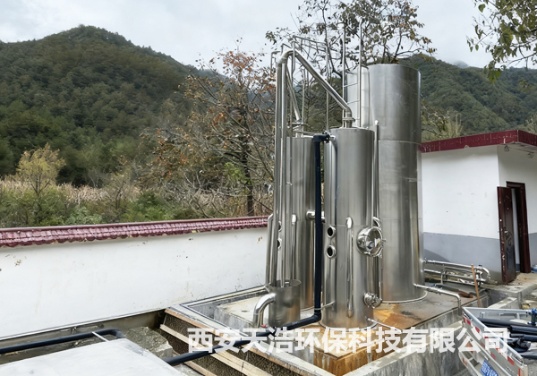 陜西商洛農村水質提升項目10噸/小時不銹鋼凈水設備安裝